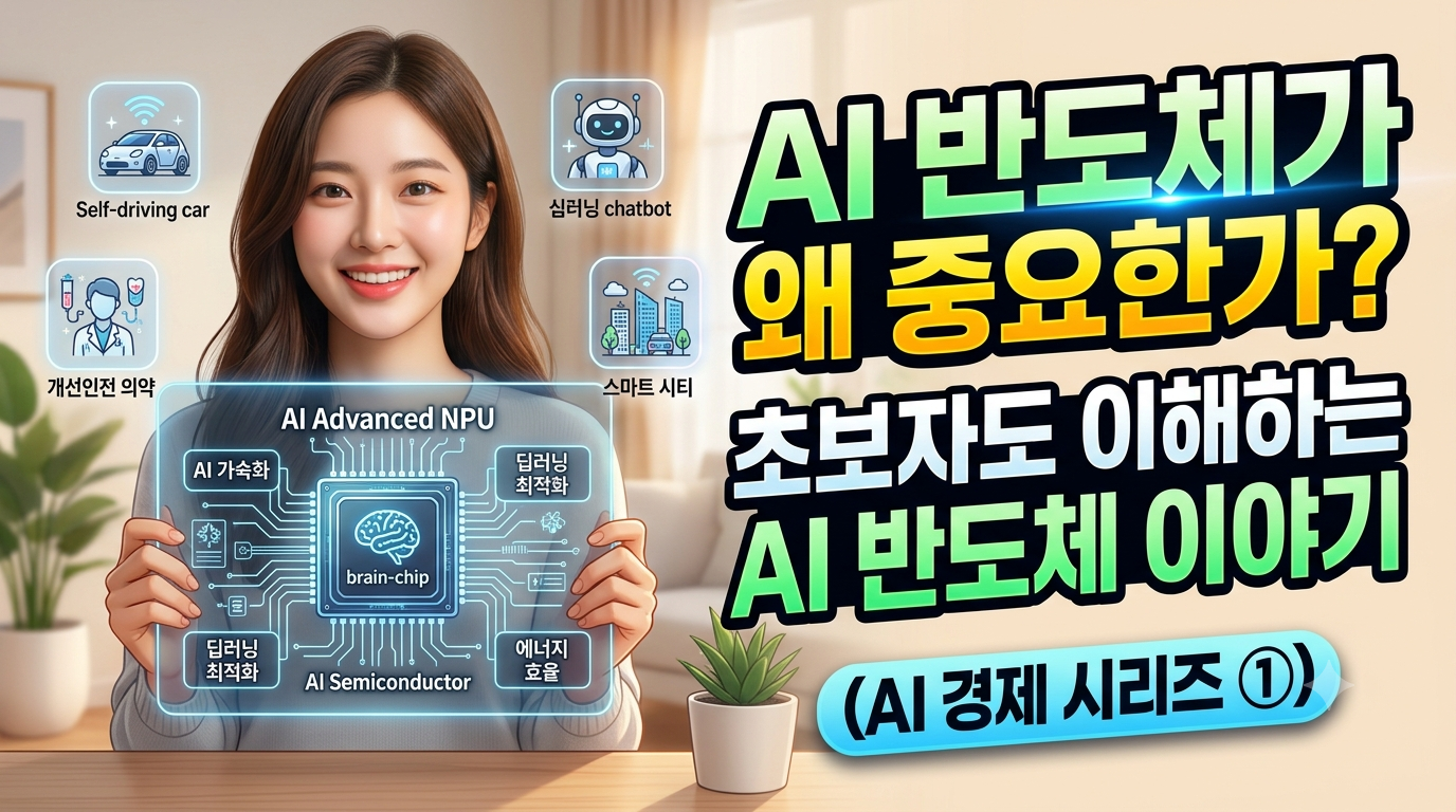 AI 반도체가 왜 중요한가? AI 시대와 경제를 이해하는 가장 쉬운 가이드 (2026)