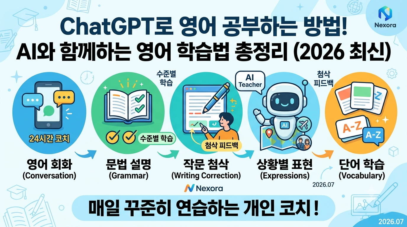 ChatGPT로 영어 공부하는 방법! AI와 함께하는 영어 학습법 총정리 (2026 최신)