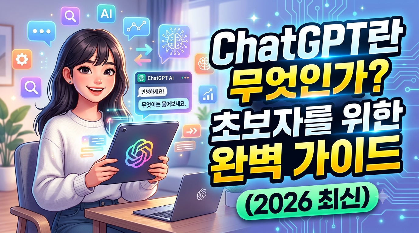 ChatGPT란 무엇인가? 초보자를 위한 완벽 가이드 (2026 최신)
